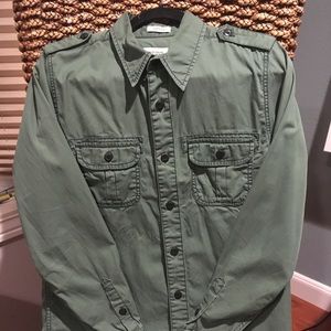 Military army surplus utility shirt jacket